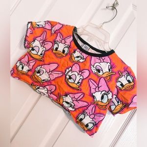 Wild Rich Kids Daisy Duck Crop Tee